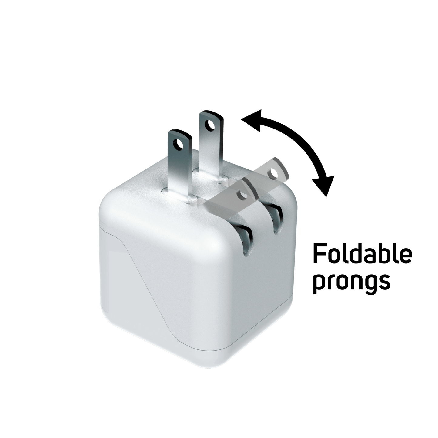 Xyst 2.4-Amp Dual USB Foldable Wall Charger