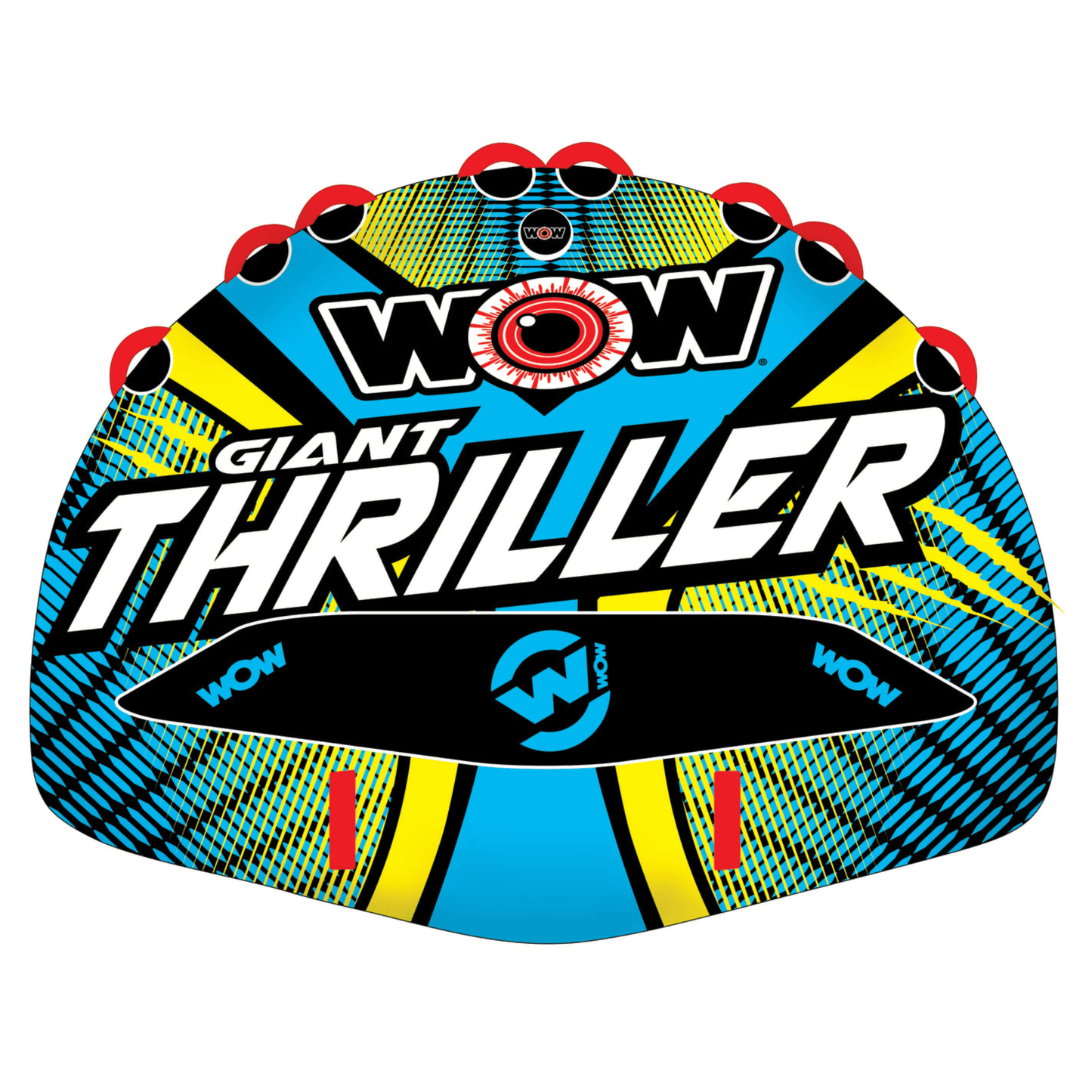 WOW Watersports Giant Thriller 1 to 4 Person Inflatable Towable Deck Tube