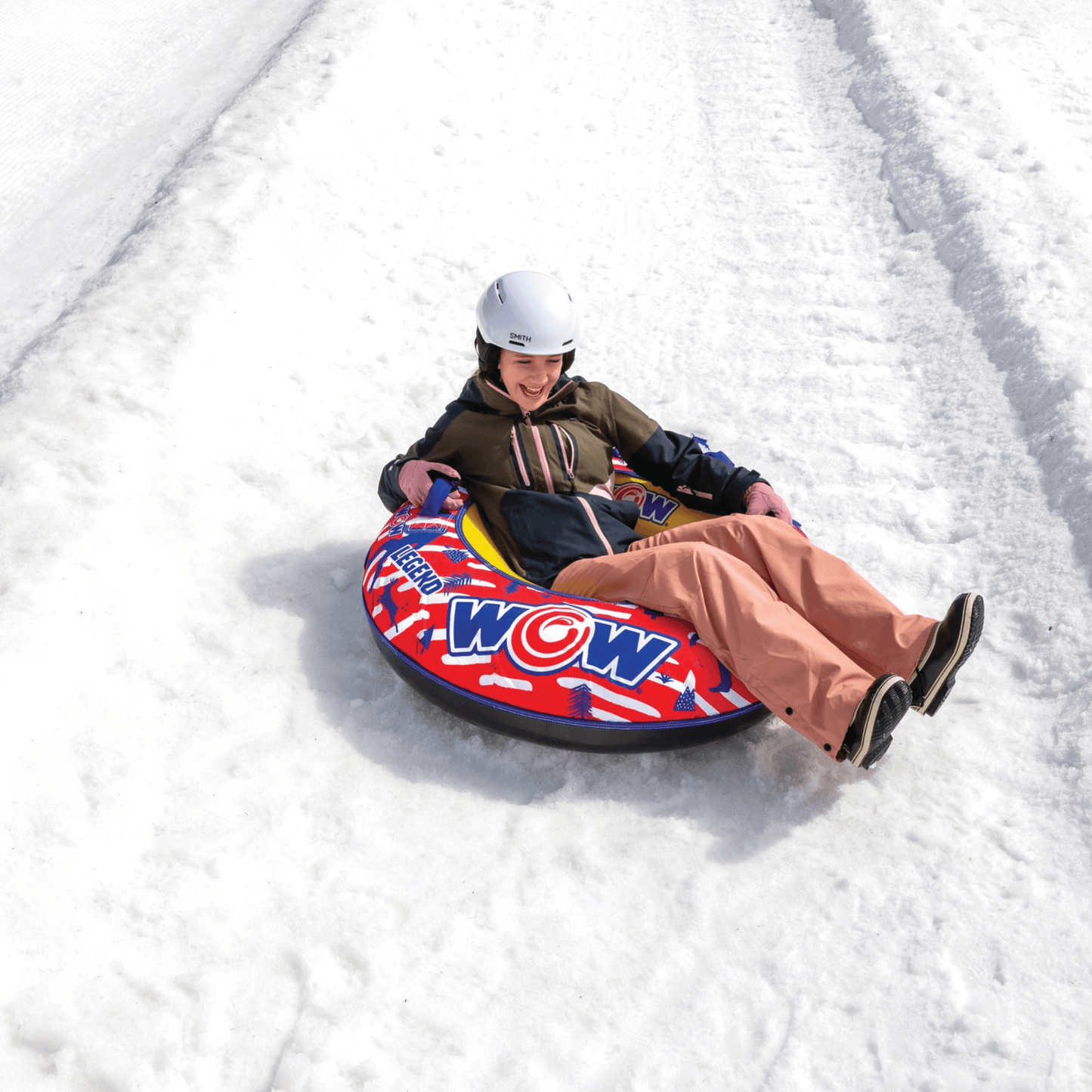 WOW Watersports Legend Hard-Bottom Snow Tube for 1 Person