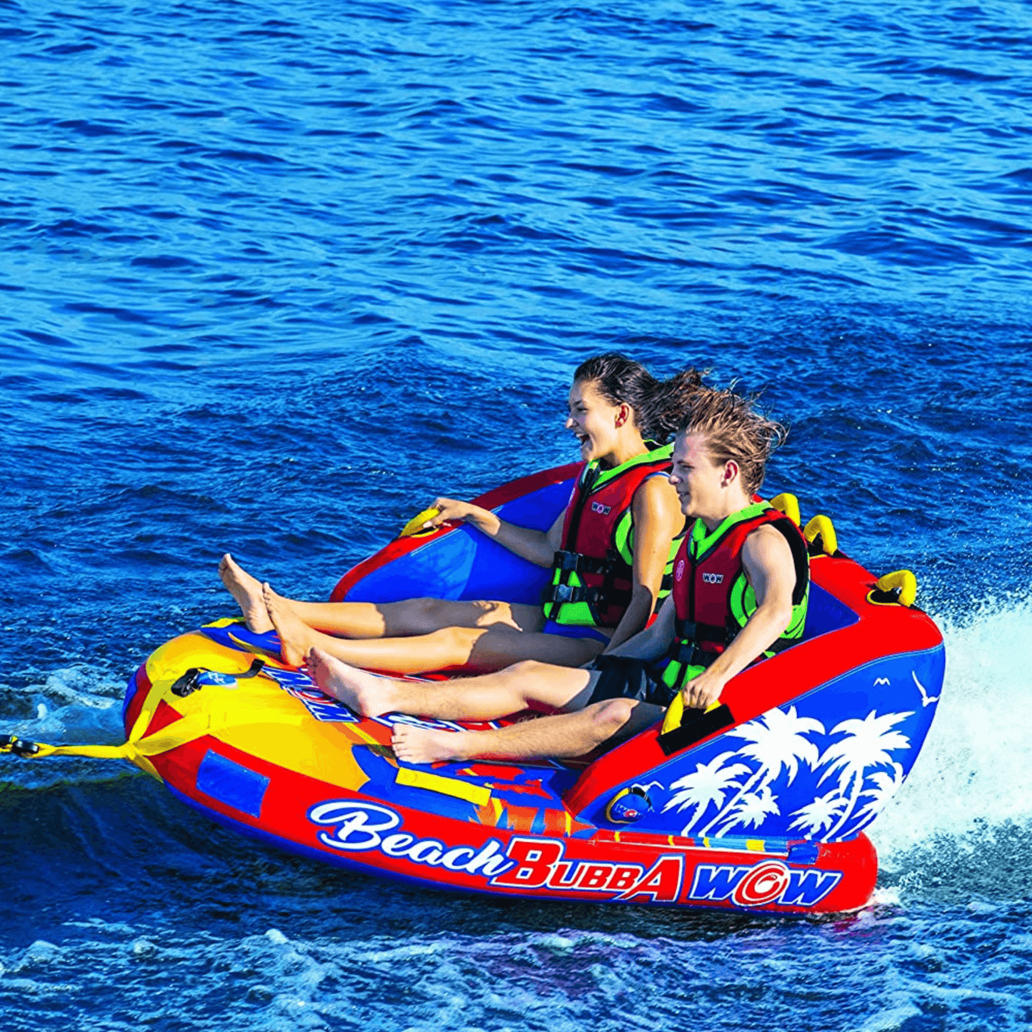 WOW Watersports Beach Bubba 2 Person 2P Towable with Foam Handles