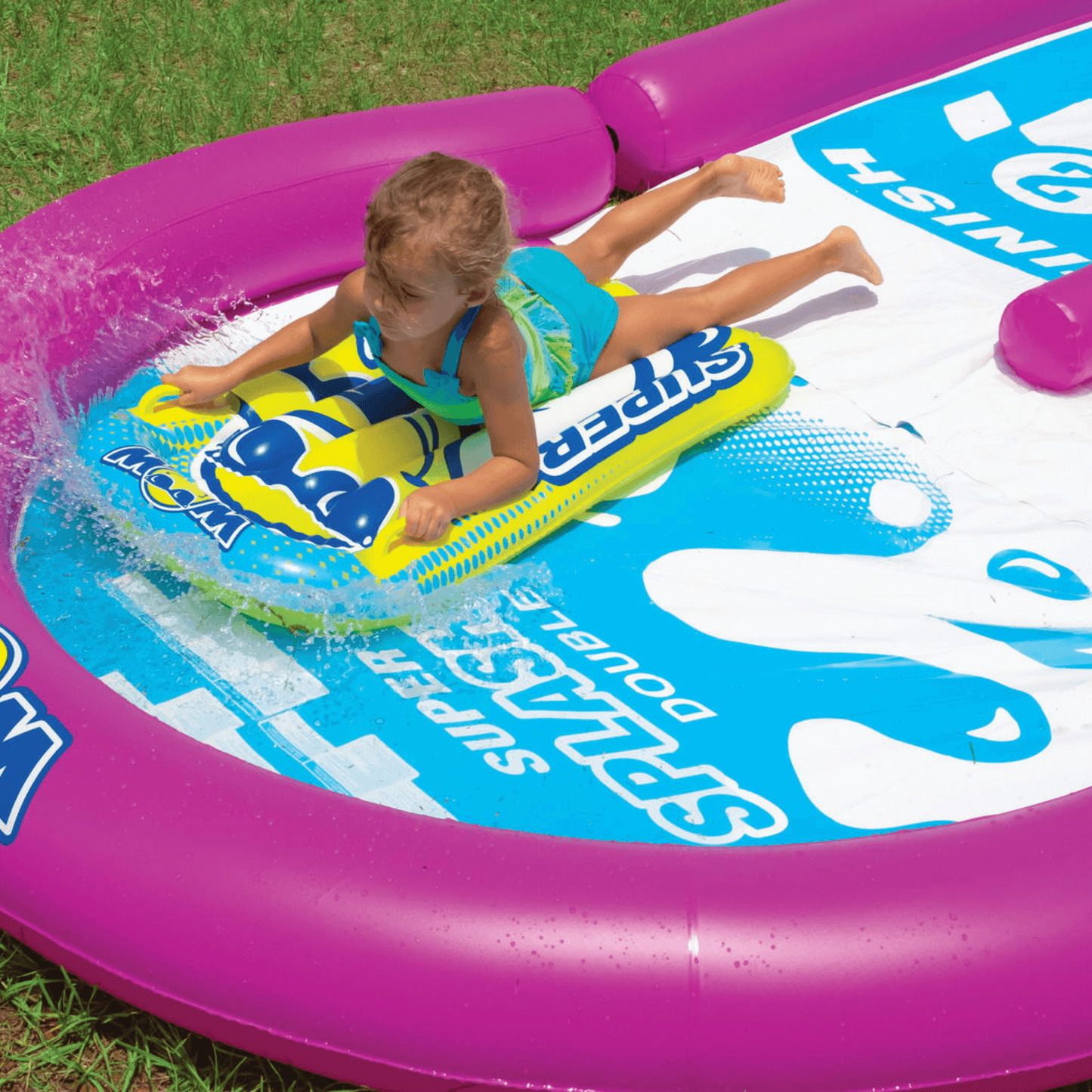 WOW Watersports Pool End for the Giant Backyard Double Lane Lawn Slide