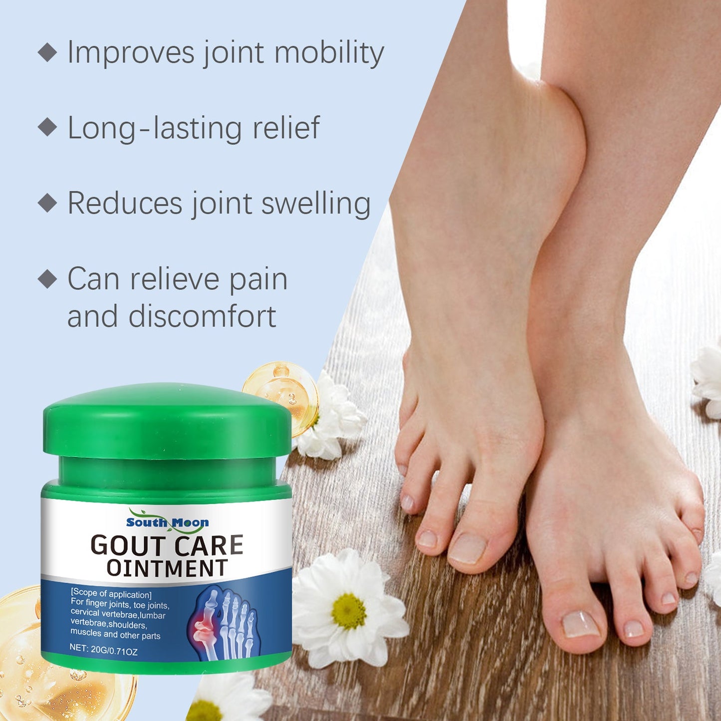 Joint Care Ointment Ease Knee Joint Neck Shoulder Improvement Toe Pain Cream Massage Cream