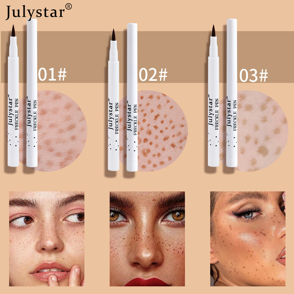 Julystar Beauty Makeup Pen Natural Simulation Not Easy To Fade Spot Freckle Pen