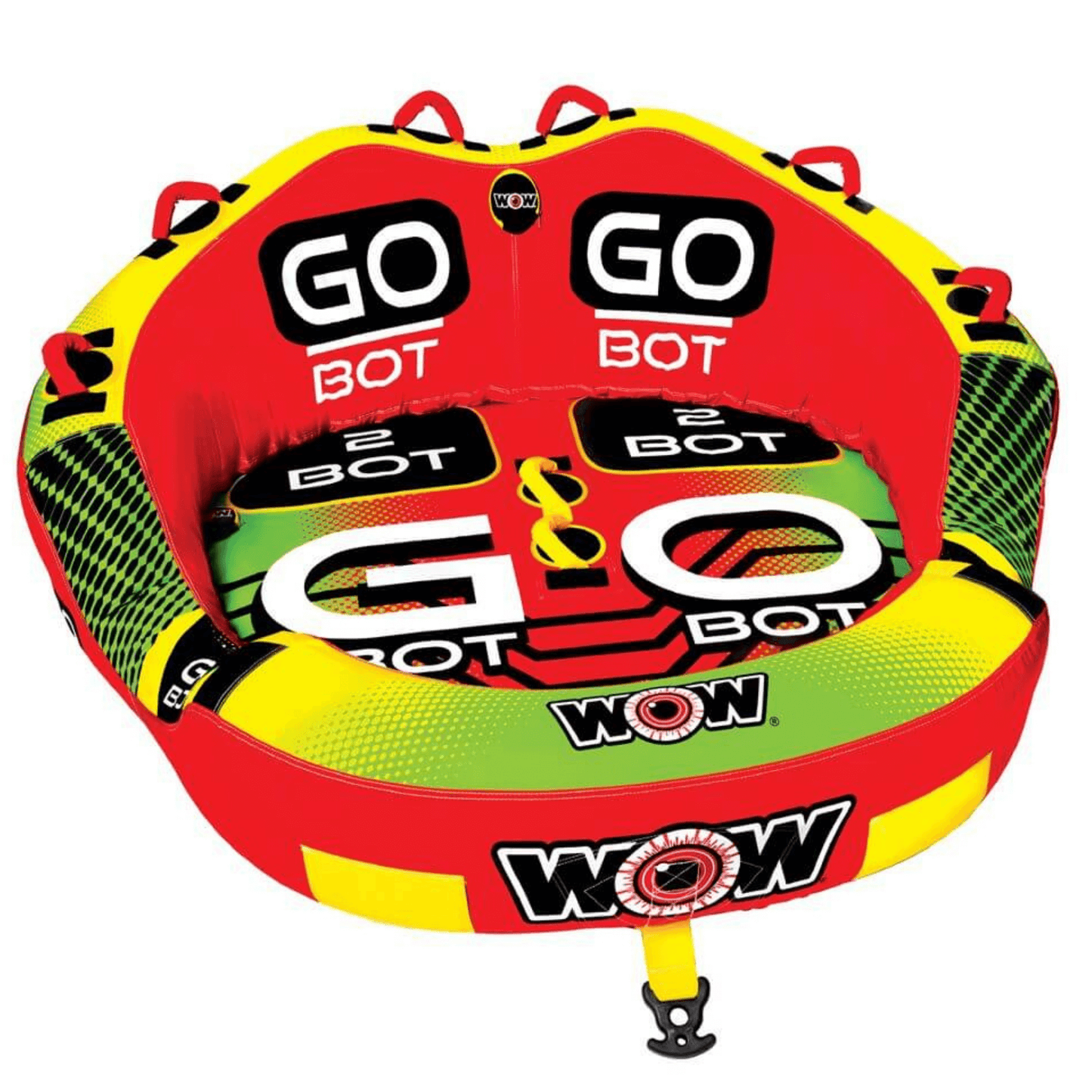 WOW Watersports Go Bot Towable Water Tube for 1 to 2 Riders