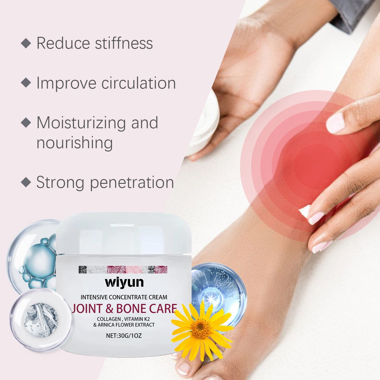 Joint Pain Relief Cream Relieves Knee, Shoulder, Neck And Back Muscle Pain Discomfort Body Care Cream