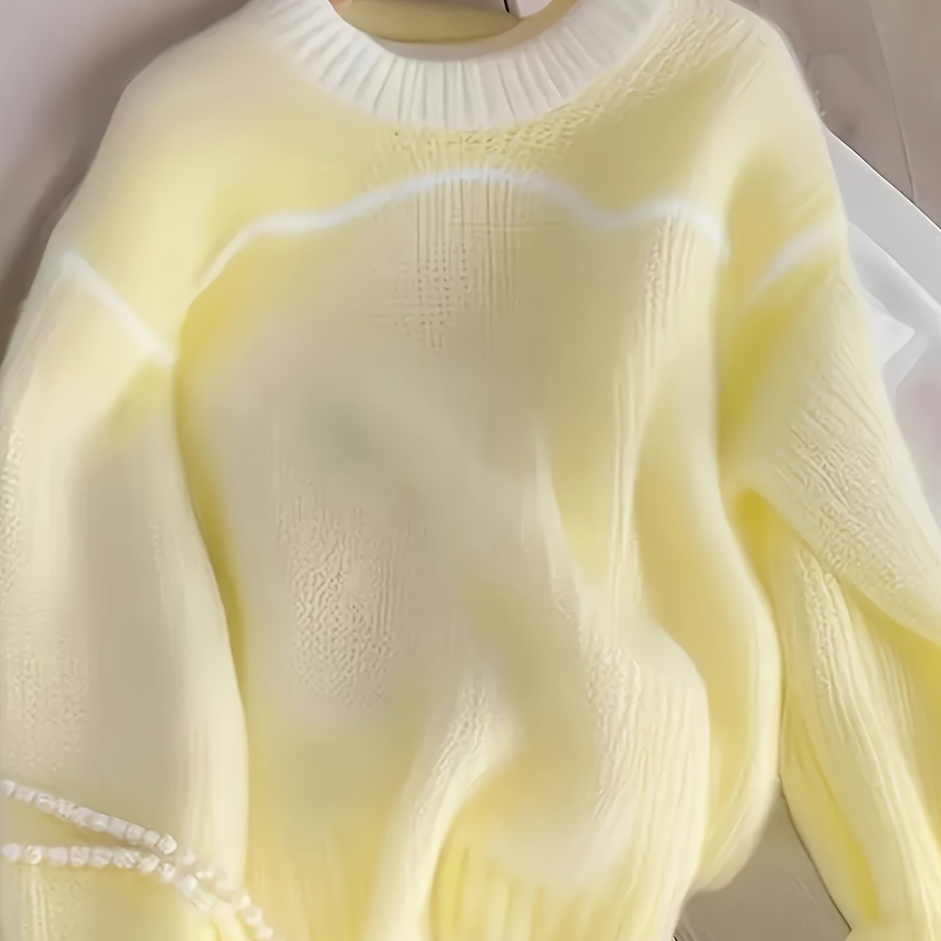 Elegant Plus Size Loose Fit Cozy Knit Sweater