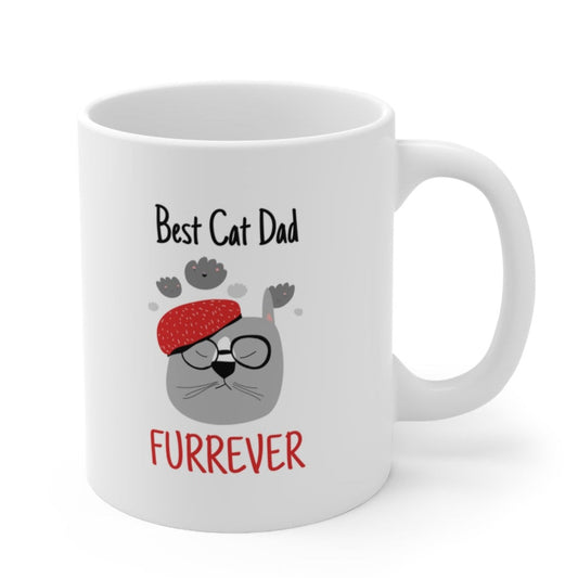 Best Cat Dad Furrever Mug