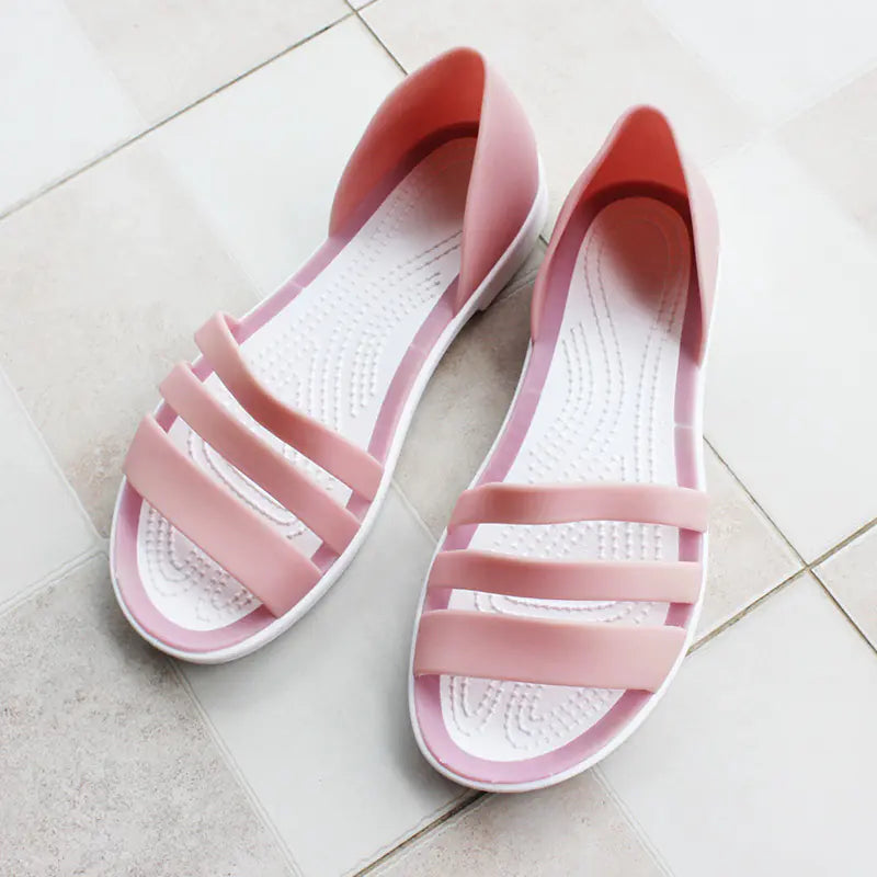 Women's Summer Candy Color Flat Beach Sandals