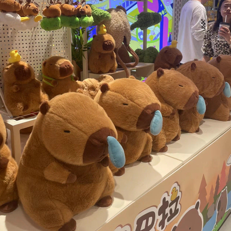 Kapibala plush toy oversized capybara plush toy pillow doll