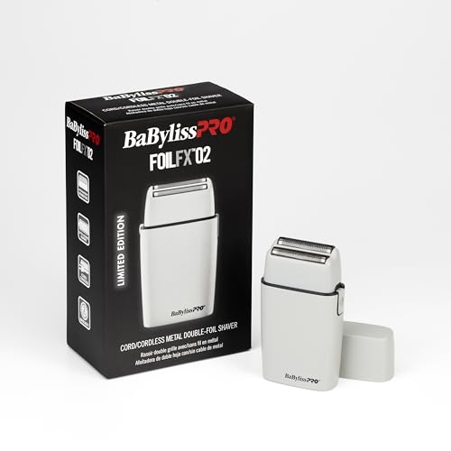 FoilFX Cord/Cordless Metal Double Foil Shaver (Gray)