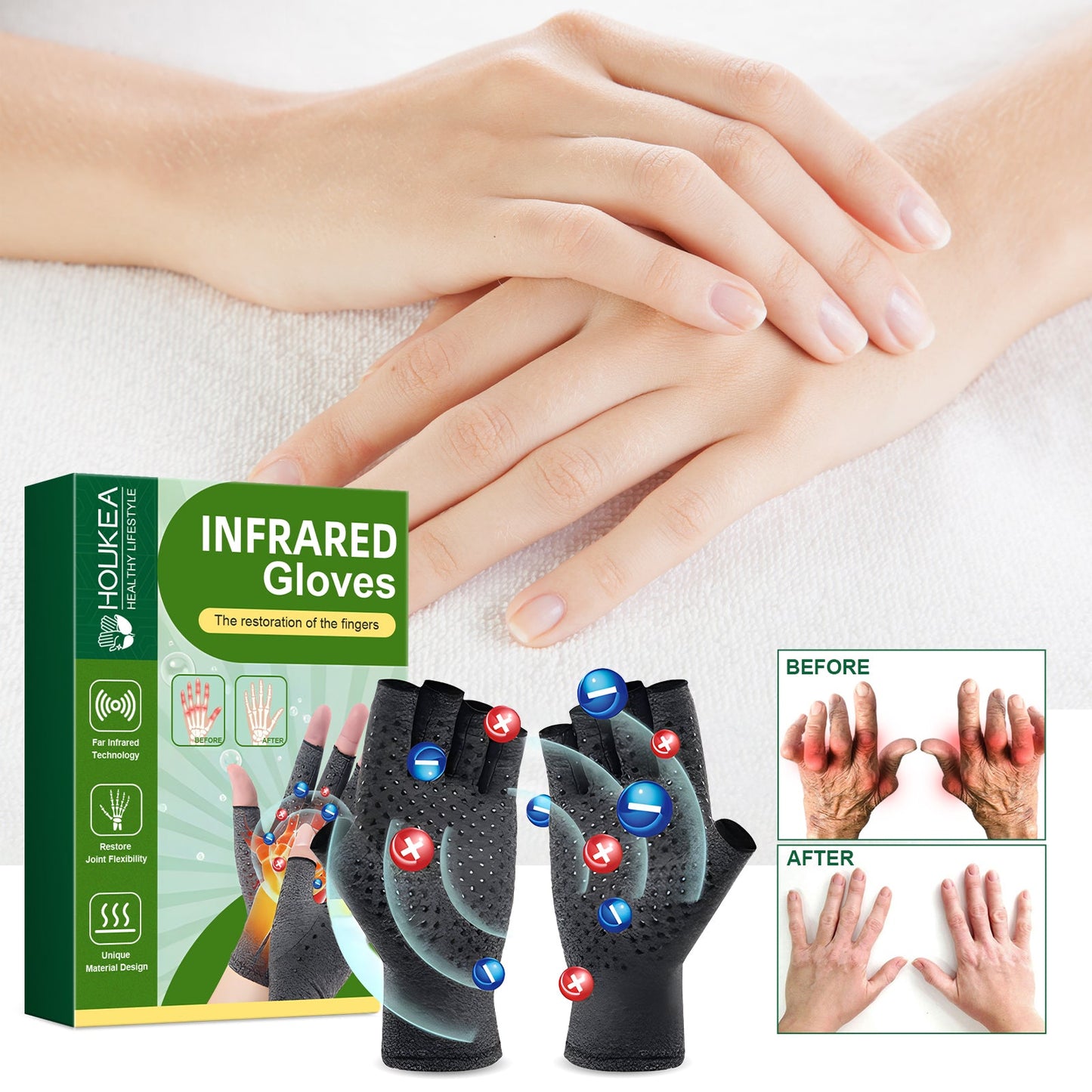 Joint Care Gloves Relieve Thumb Stiffness And Finger Joint Soreness And Swelling Discomfort Care Gloves