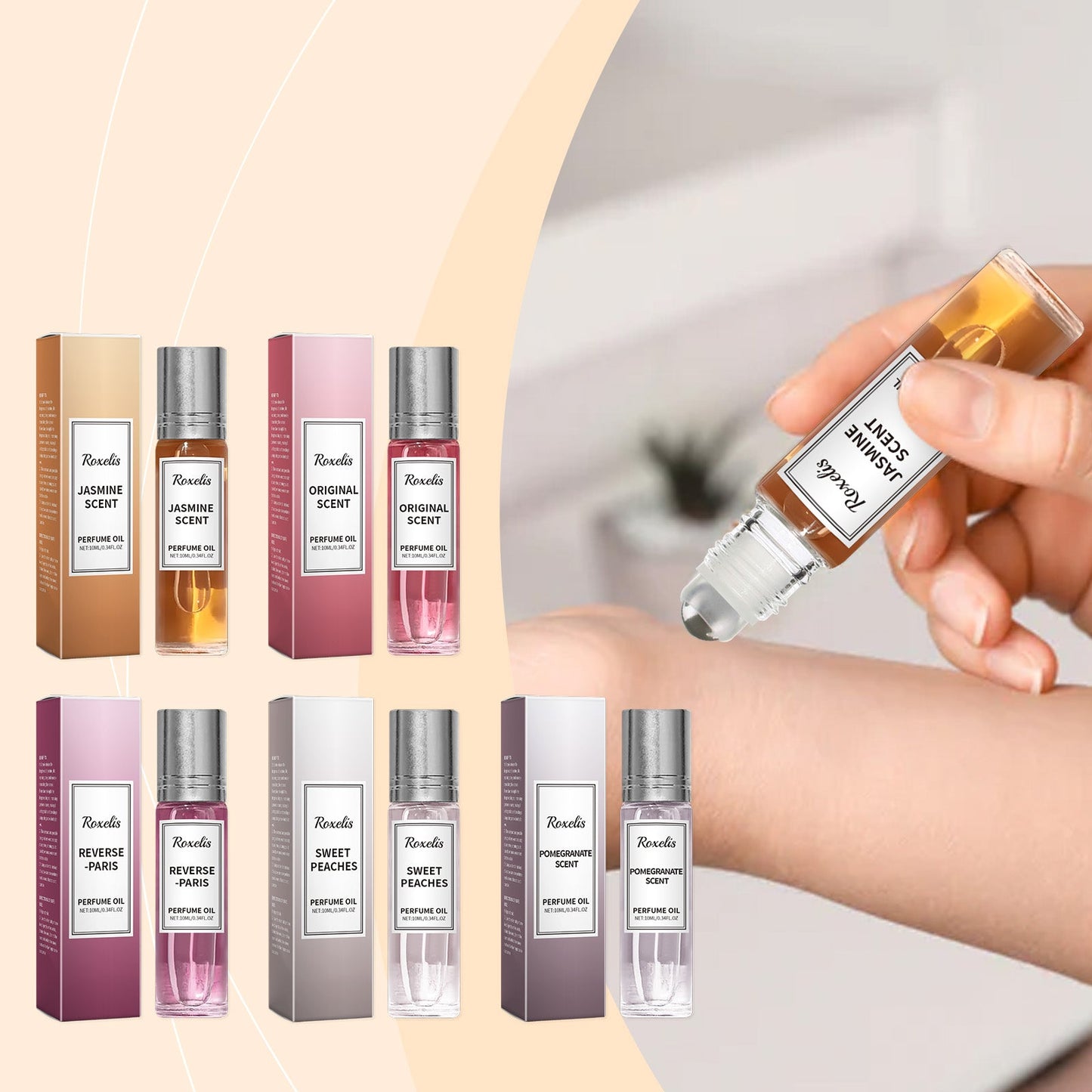 Fragrance Water Series Lasting Fragrance Portable Design Wrist Neck Small Light Fragrance Fresh Atmosphere Perfume