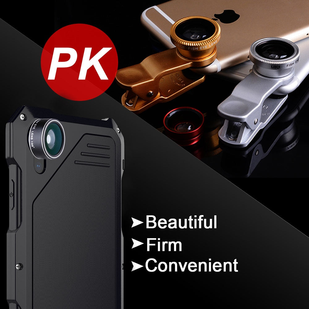 For iPhone XS Max Lens Kit Case Fisheye Macro Wide Angle