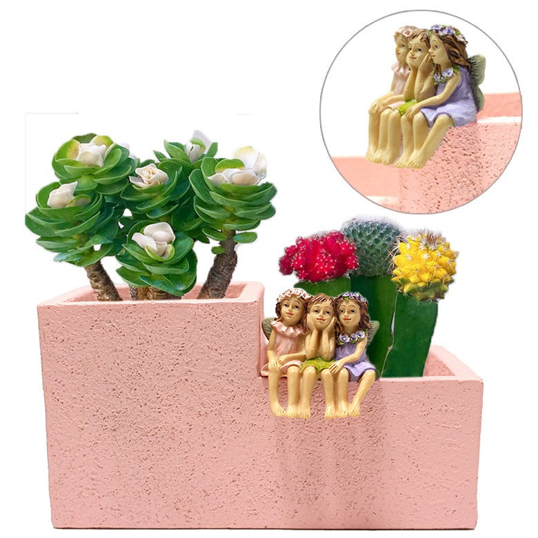 Flower Fairy Flower Pot Decoration Creative Courtyard Garden Pot Decoration