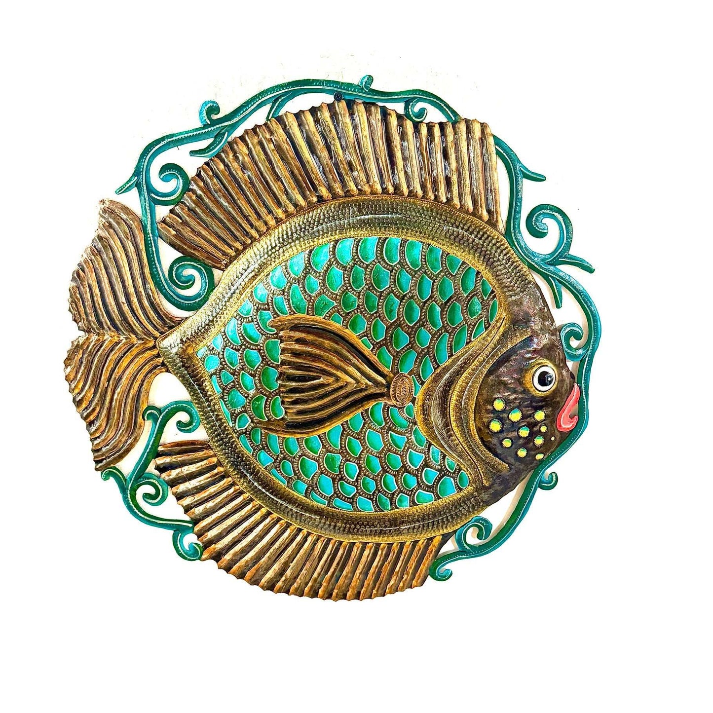 Turquoise Fish in the Sea