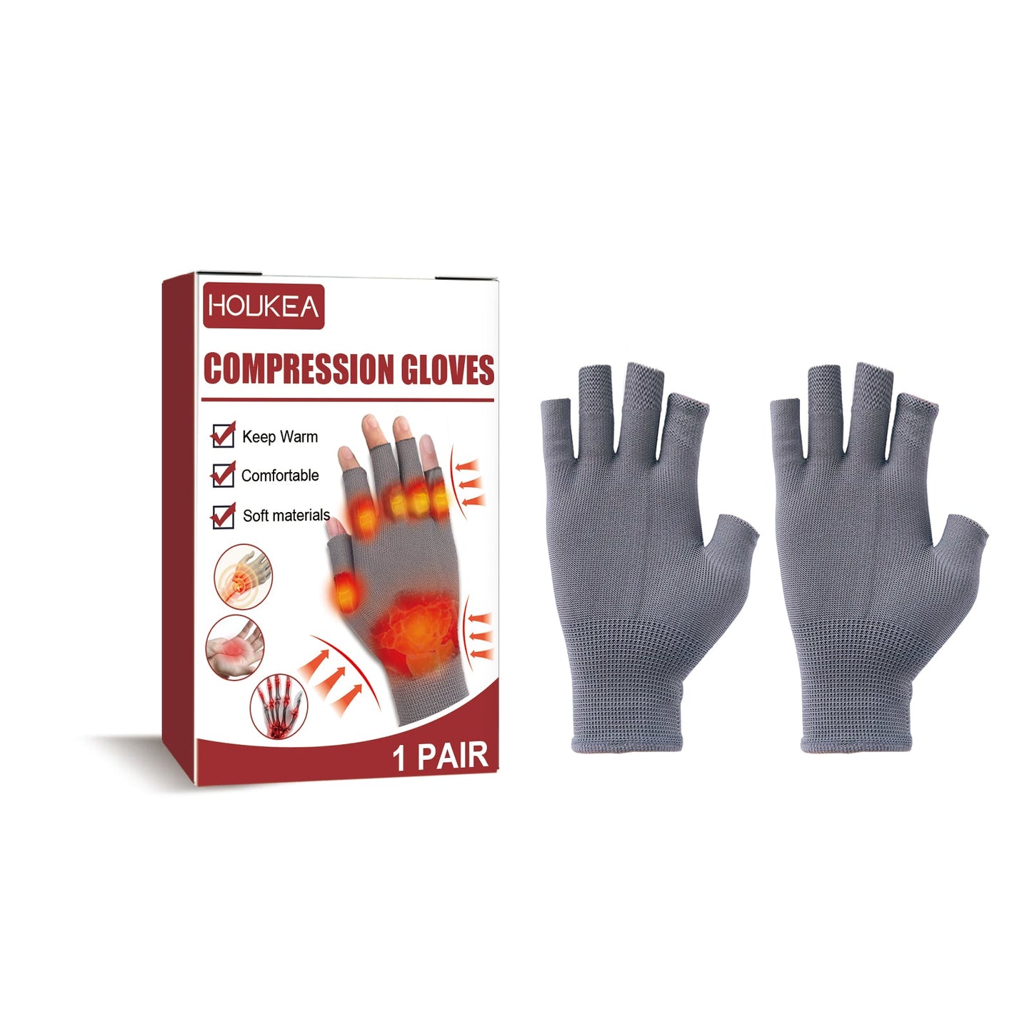 Joint Compression Gloves Relieve Hand Wrist Stiffness Thumb Joint Soreness Swelling Wrist Gloves