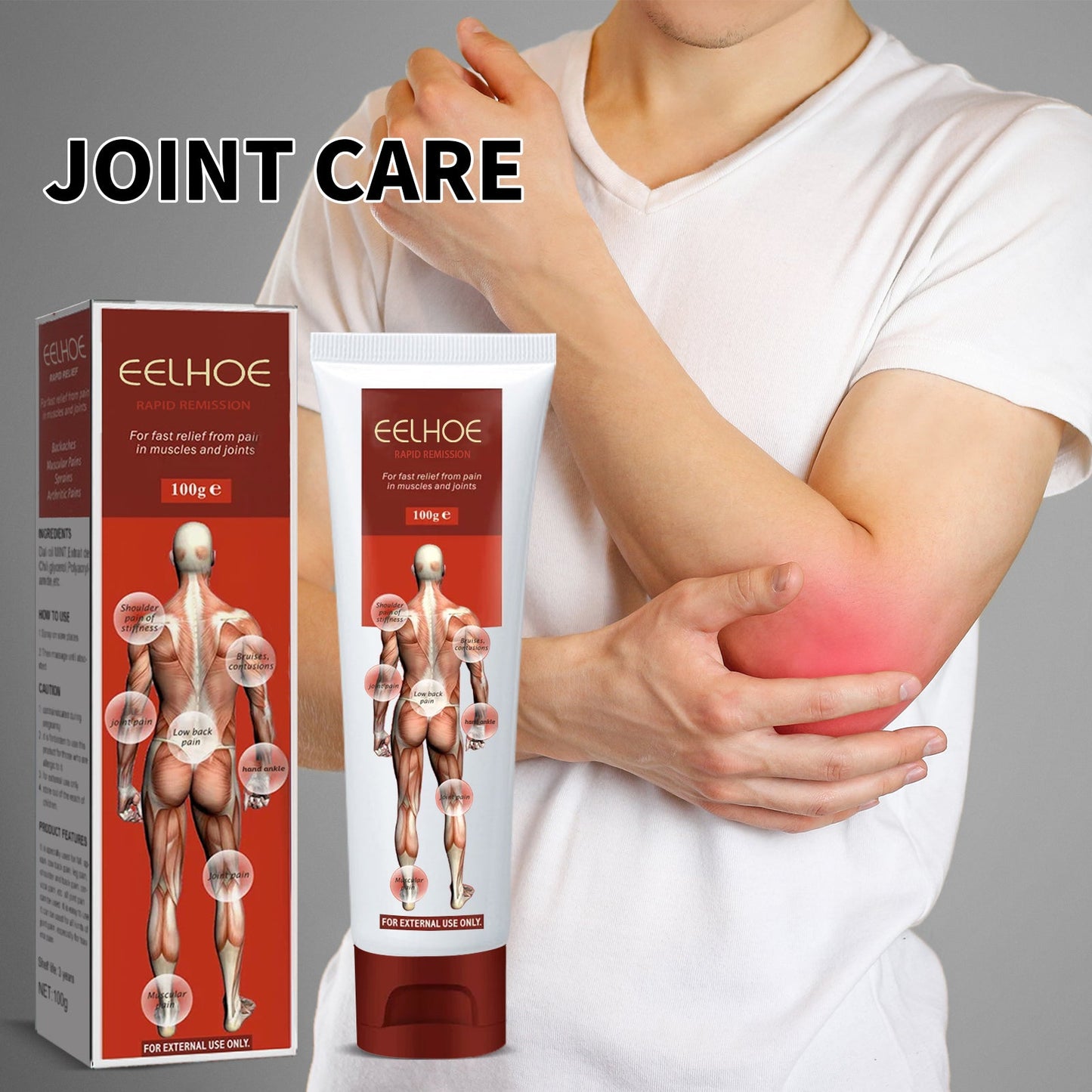 Joint Care Cream, Relieve Cervical Spine, Waist, Leg And Knee Joint And Bone Pain Body Massage Care Cream