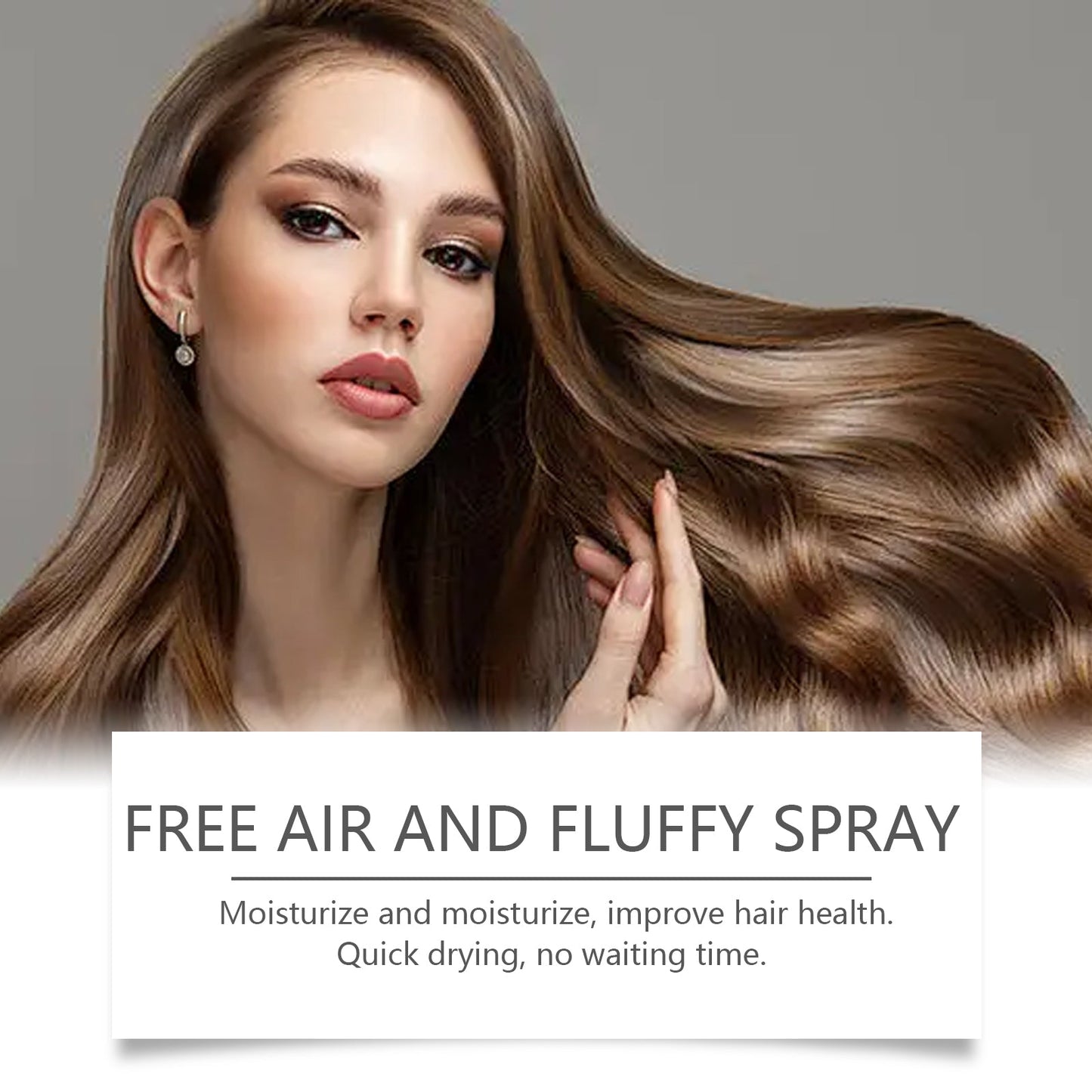 Free Air And Fluffy Spray, Lazyless Leave-In Spray Hair Feels Fluffy And Not Greasy