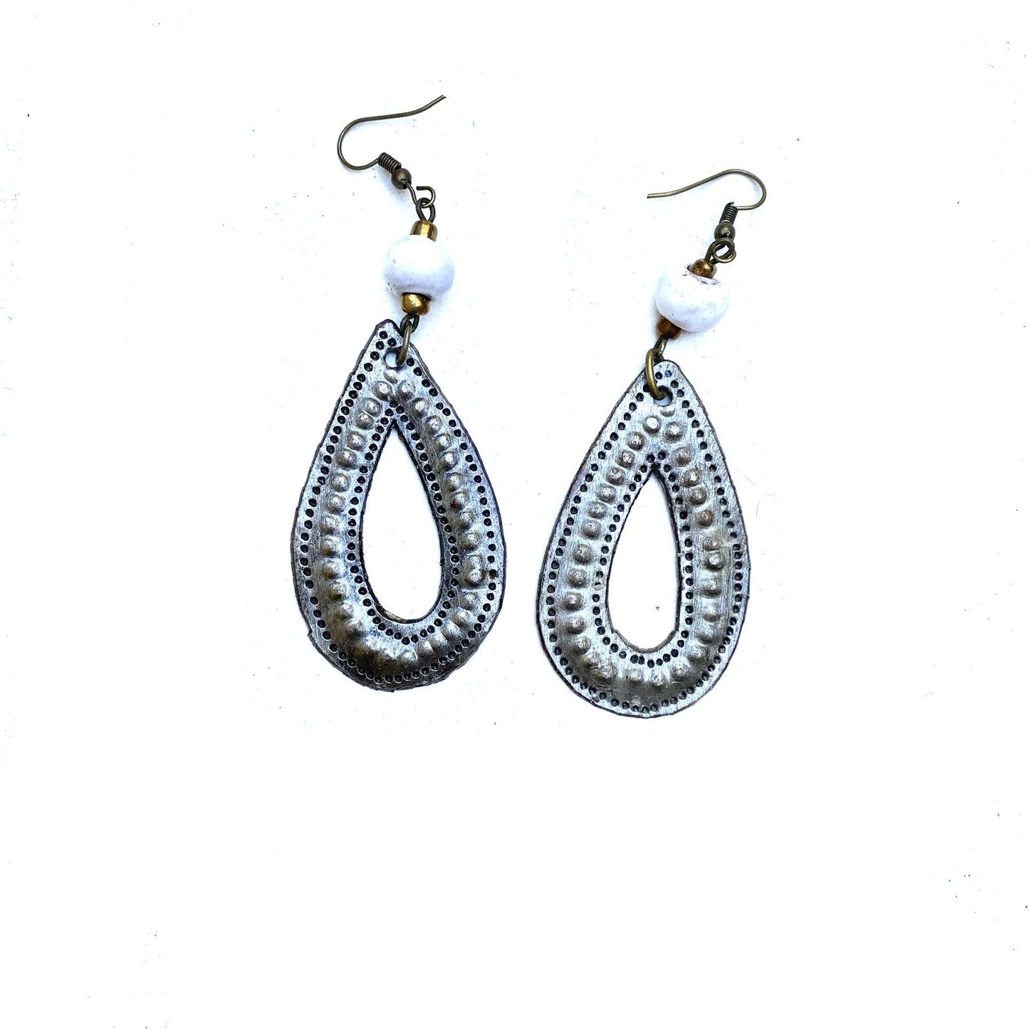 Metal Drop Earrings
