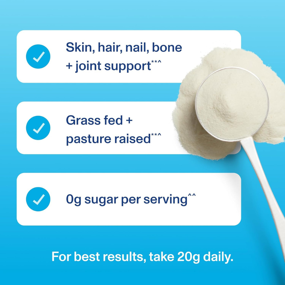 Vital Proteins Collagen Peptides Powder –  Unflavored 24oz -Supports Hair, Skin, Nails, Bone & Joint Health (Pack  of 2)