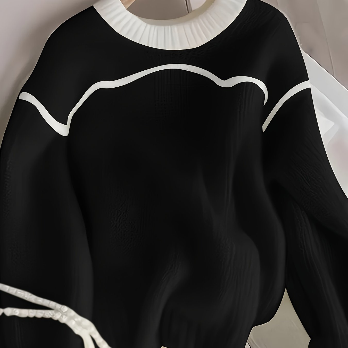 Elegant Plus Size Loose Fit Cozy Knit Sweater