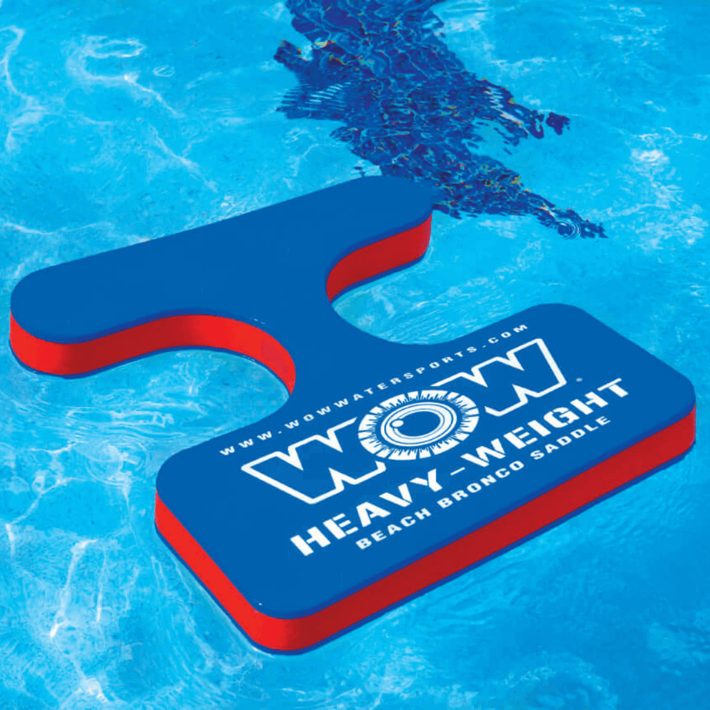 WOW Watersports Beach Bronco 1 Person Heavy Weight Floating Pool Seat