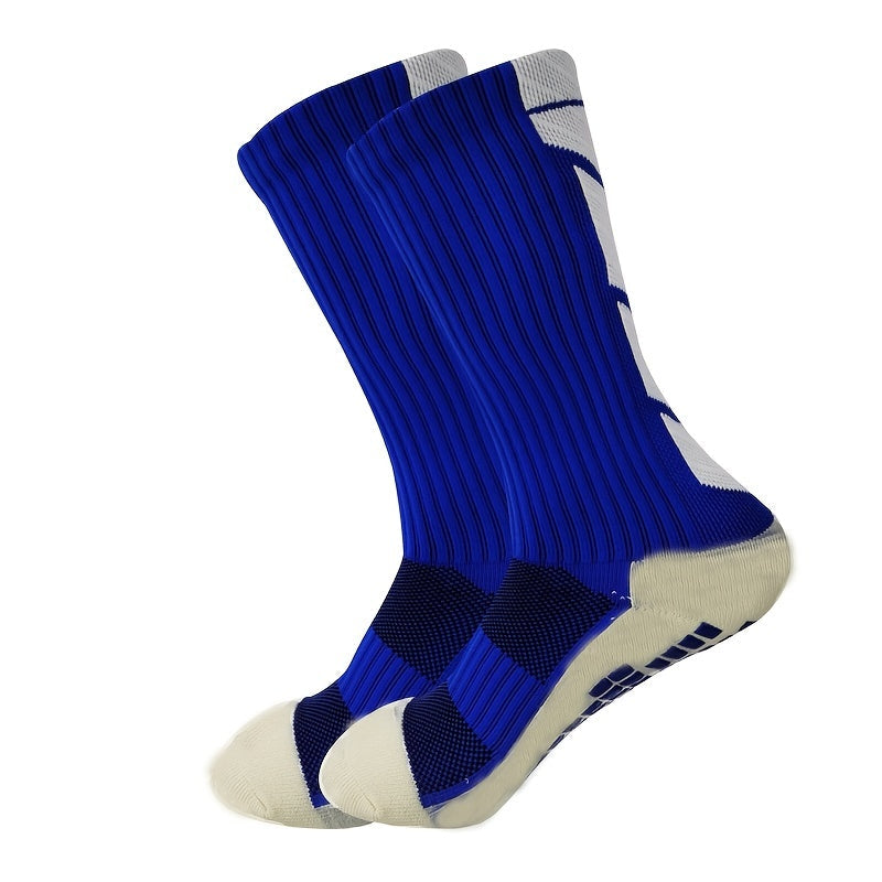 Non-Slip Soccer Grip Socks with Towel Bottom for Enhanced Performance and Stability in Sports
