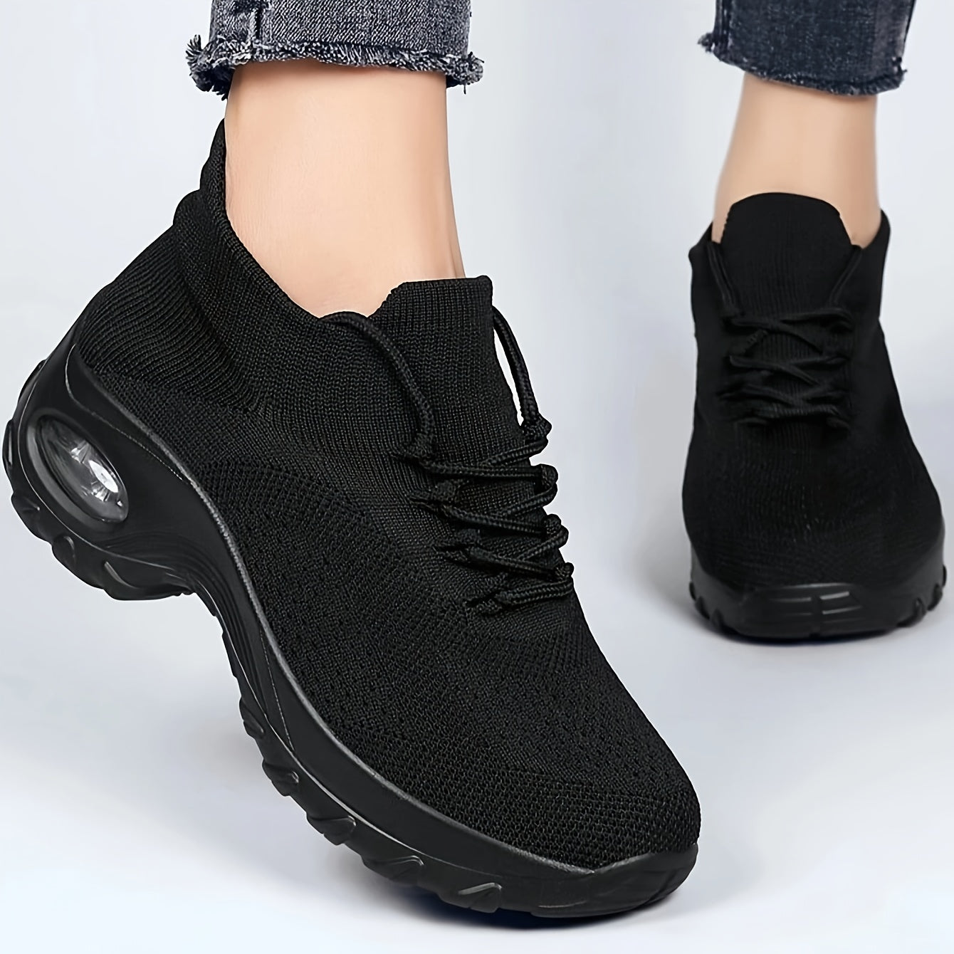 Lightweight Cushioned  Comfort Breathable Arch Sneakers
