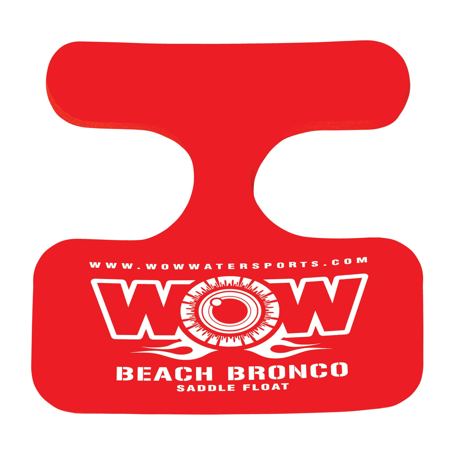 WOW Watersports Beach Bronco for 1 Person 220Ibs or 99kg Maximum Capacity- Red