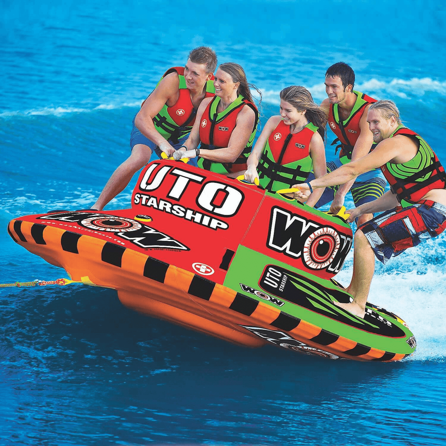 WOW Watersports UTO Starship Up to 5 Person Towable with Outside Deck