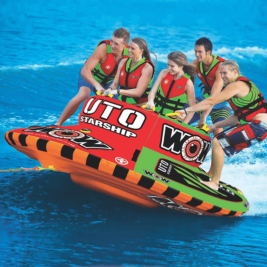 WOW Watersports UTO Starship Up to 5 Person Towable with Outside Deck