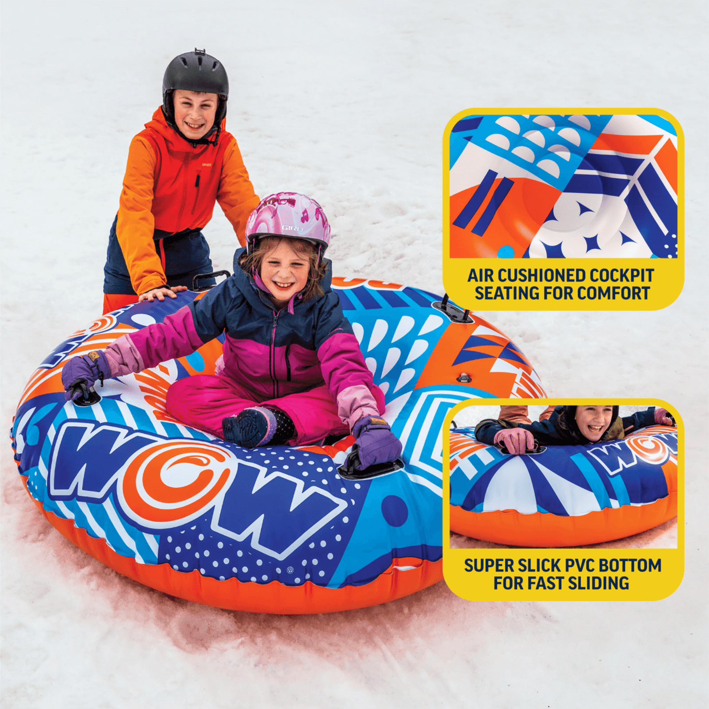 WOW Watersports POW! WOW Snow Tube for Up to 2 People