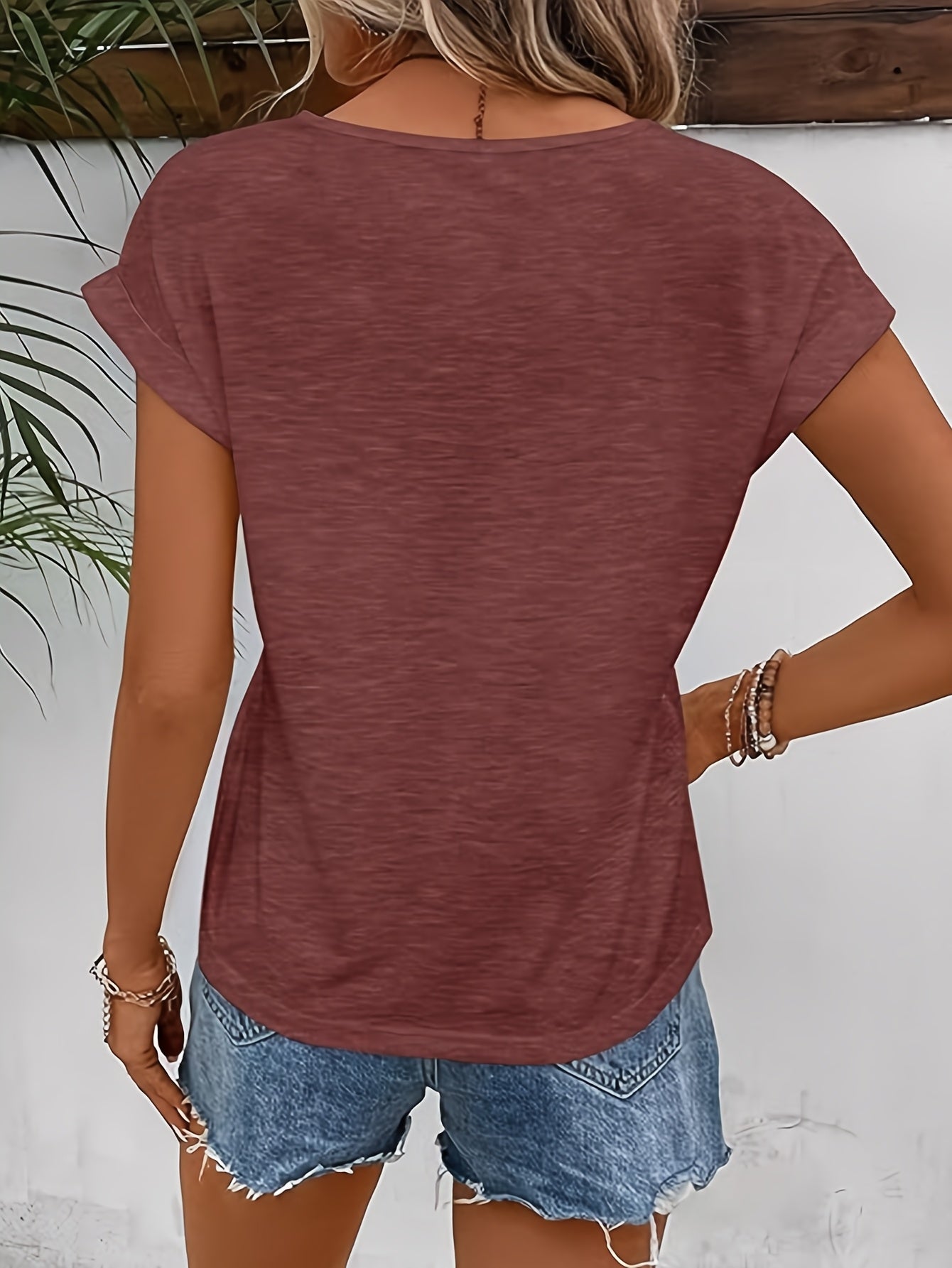 Two Pack Trendy Lace Trimmed Cap Sleeve Tops