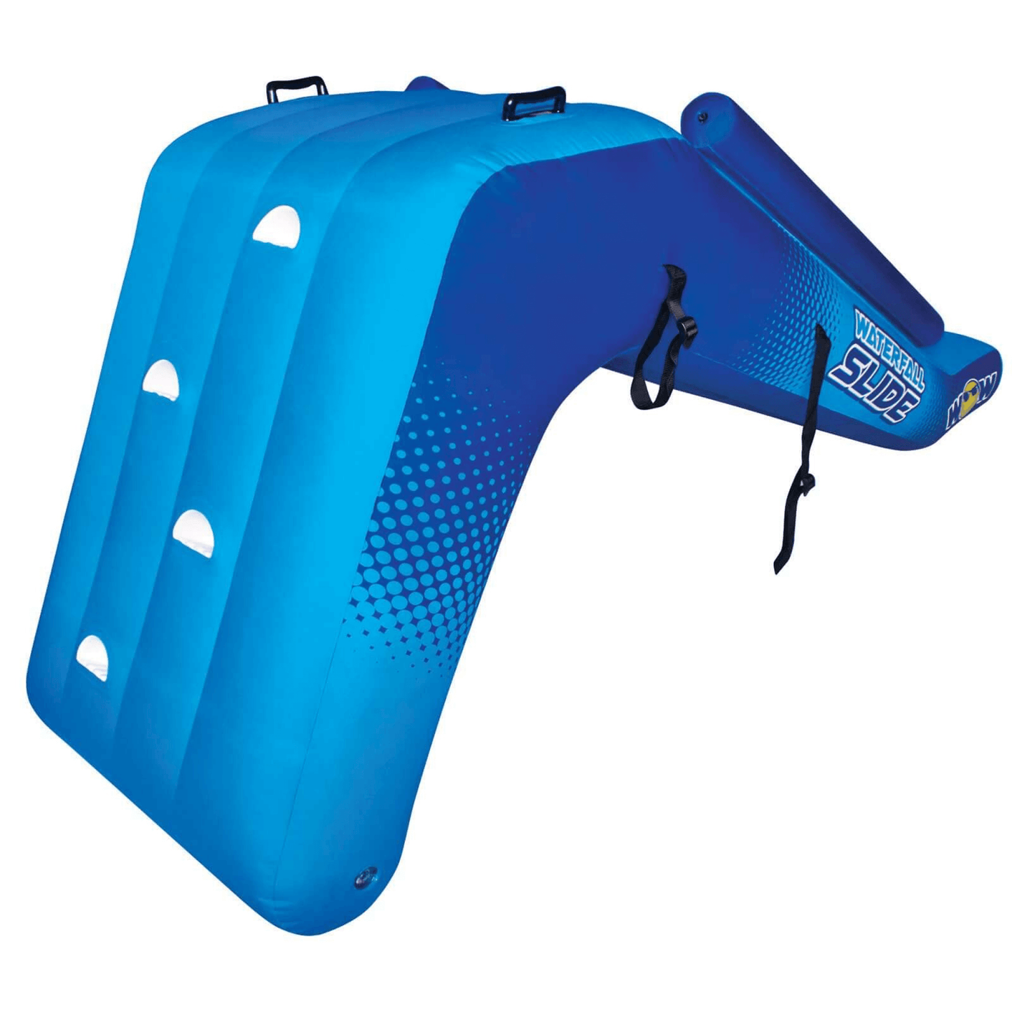 WOW Watersports Pontoon Waterfall Slide with Inflatable Safety Rails