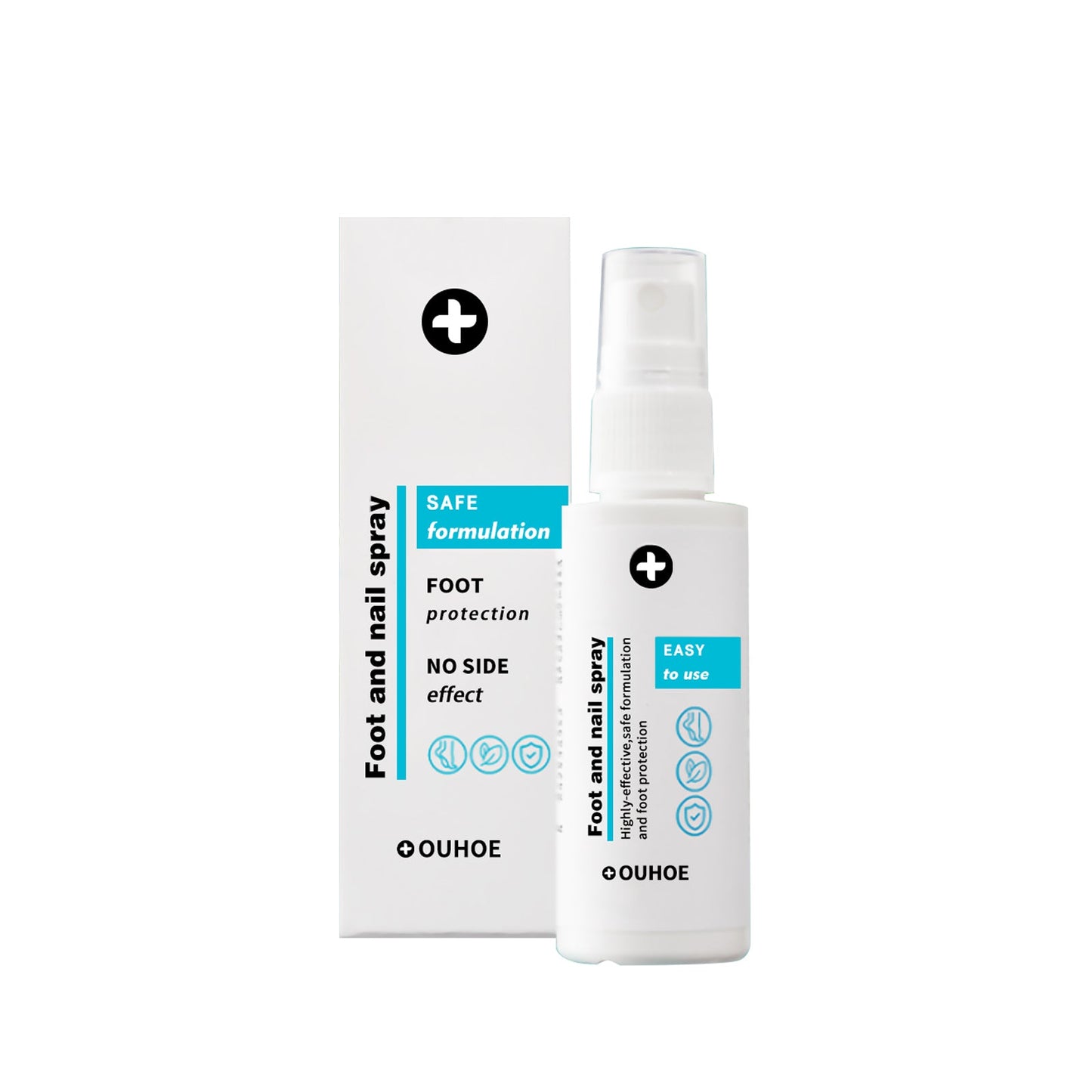 Foot Spray Foot Skin Moisturizing, Anti-Cracking, Deodorizing, Deodorizing And Repairing Nail Care Spray