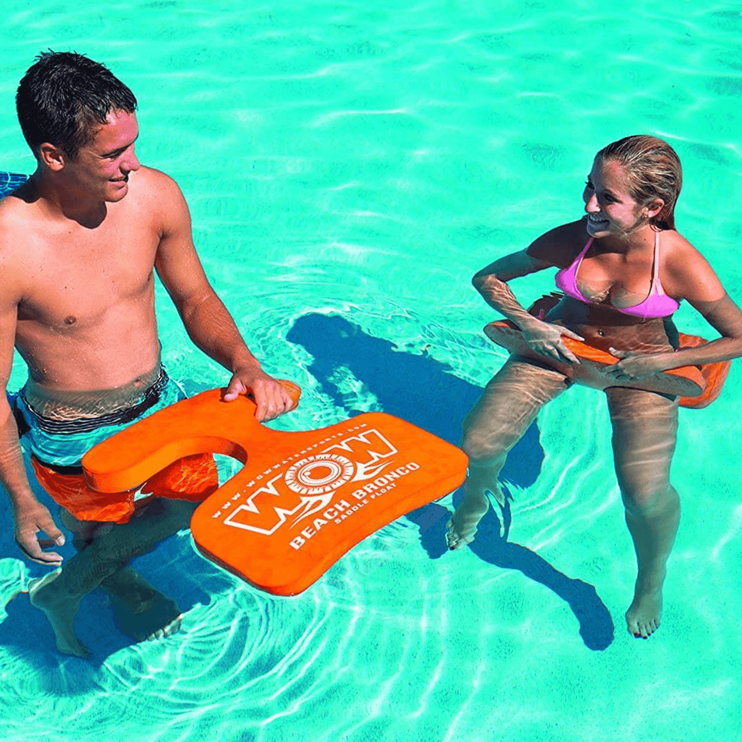 WOW Watersports Beach Bronco for 1 Person 220Ibs or 99kg Maximum Capacity - Orange