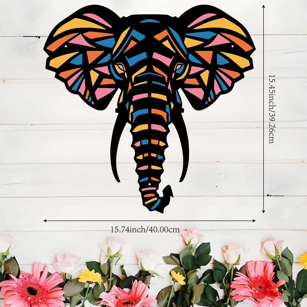 Iron animals elephants lions hummingbirds home wall hanging hardware crafts pendants metal decorations