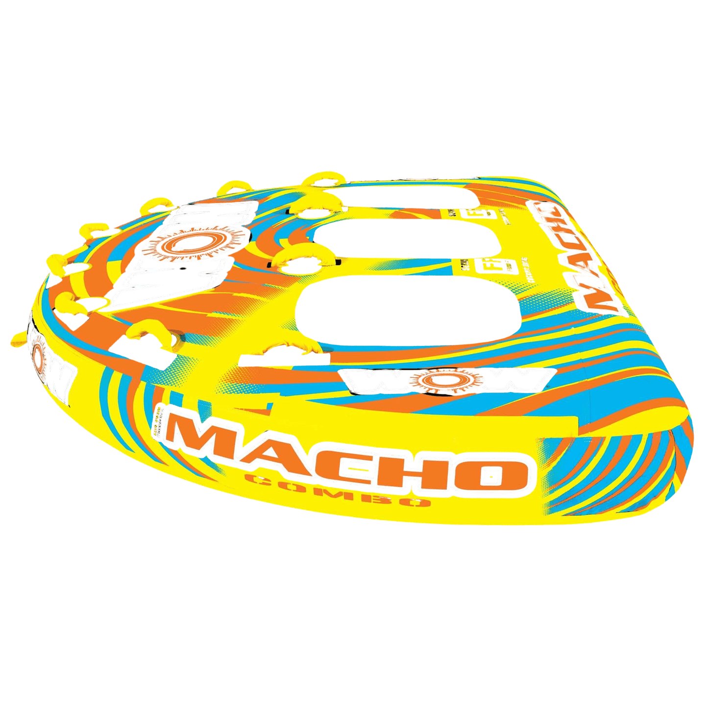 WOW Watersports Macho Multiple Riding Positions Tube for Up to 3 People