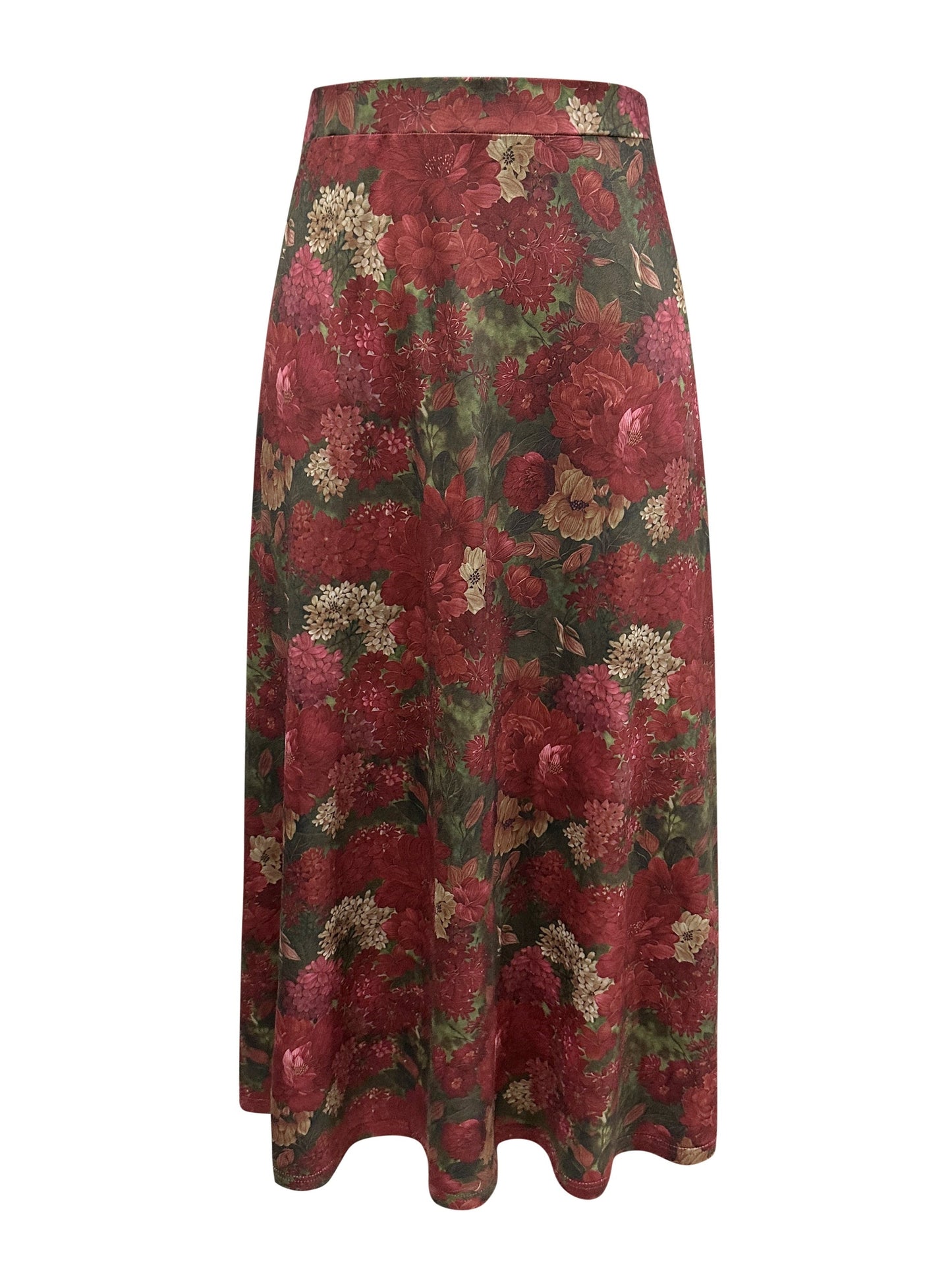 Floral High Waist A-Line Skirt Effortless Style