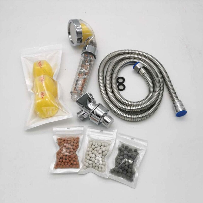 Fragrance Anion Shower Nozzle Set Adjustable Quick Connection Removable Sprinkler Basin Bathing Tub Fountain Home