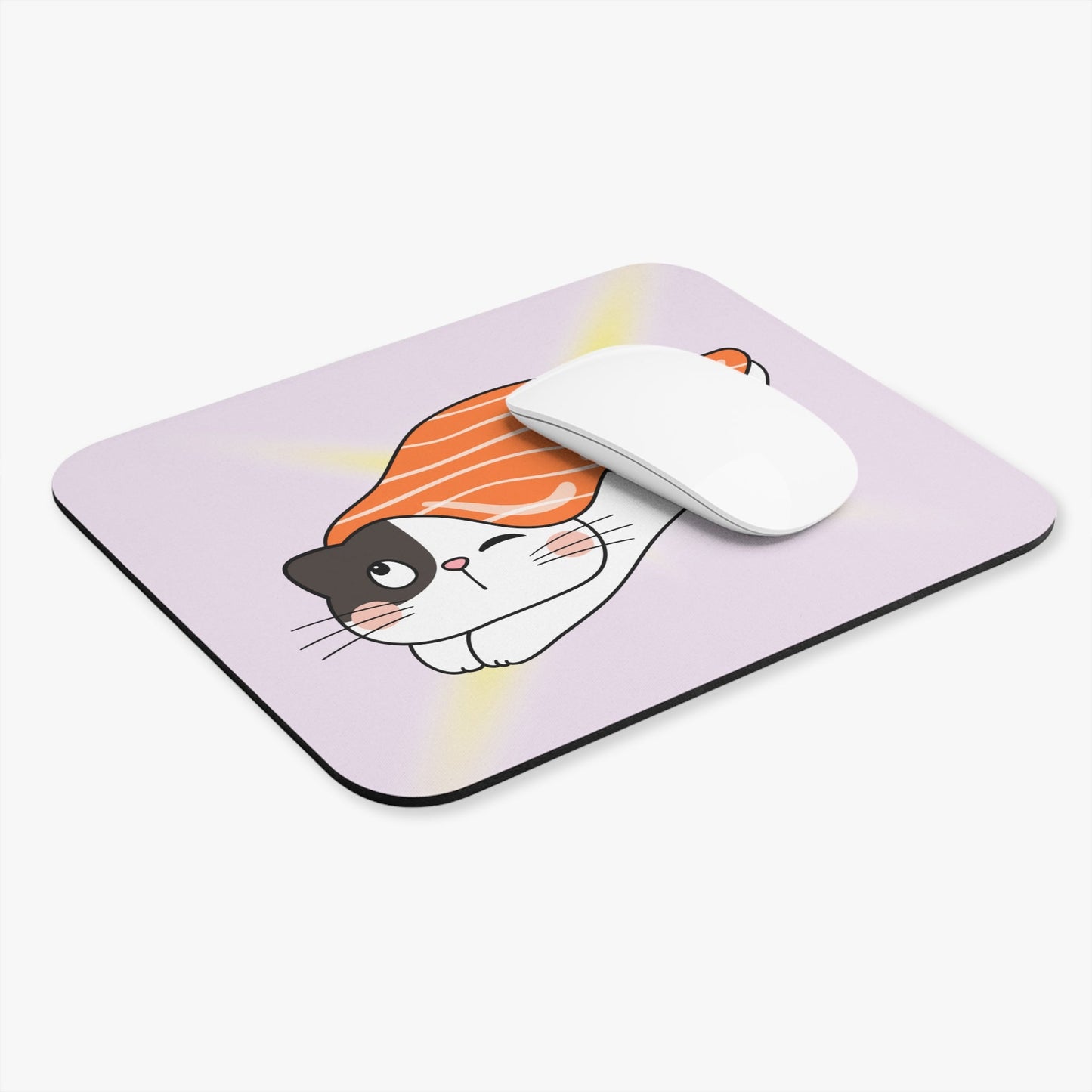 Adorable Kawaii Cat Sushi Mouse Pad