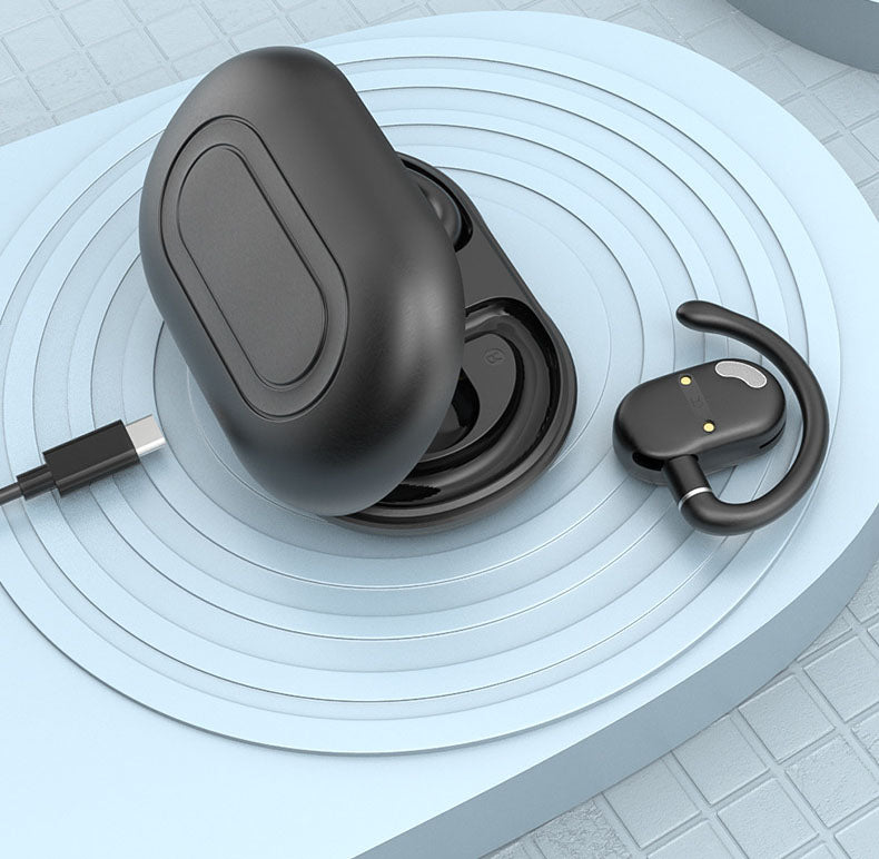 JM18 Bluetooth earphones wireless stereo OWS dual axis rotating hanging ear earphones