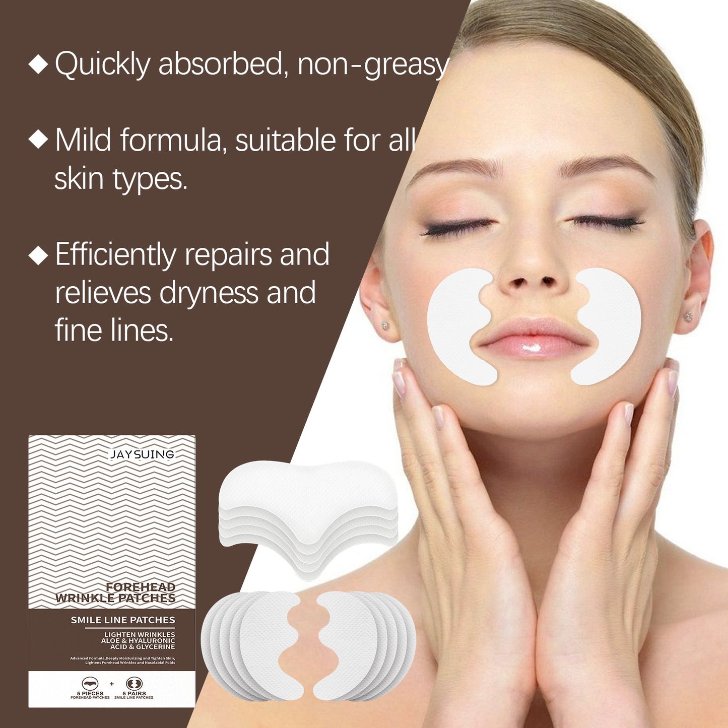 Forehead Smile Patch For Reducing Facial Wrinkles And Firming Skin Care Patch