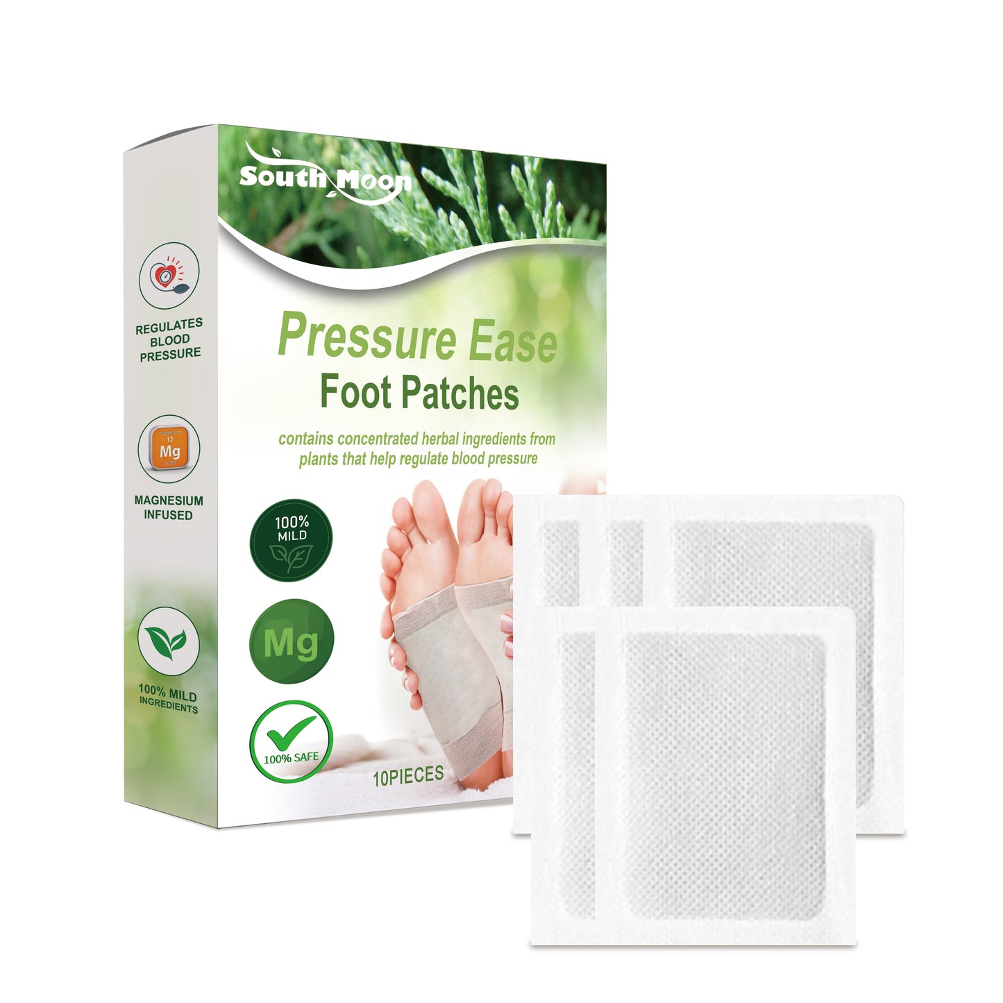 Foot Patch, Herbal Nourishing Daily Foot Body Care Gentle Soothing Treatment Patch