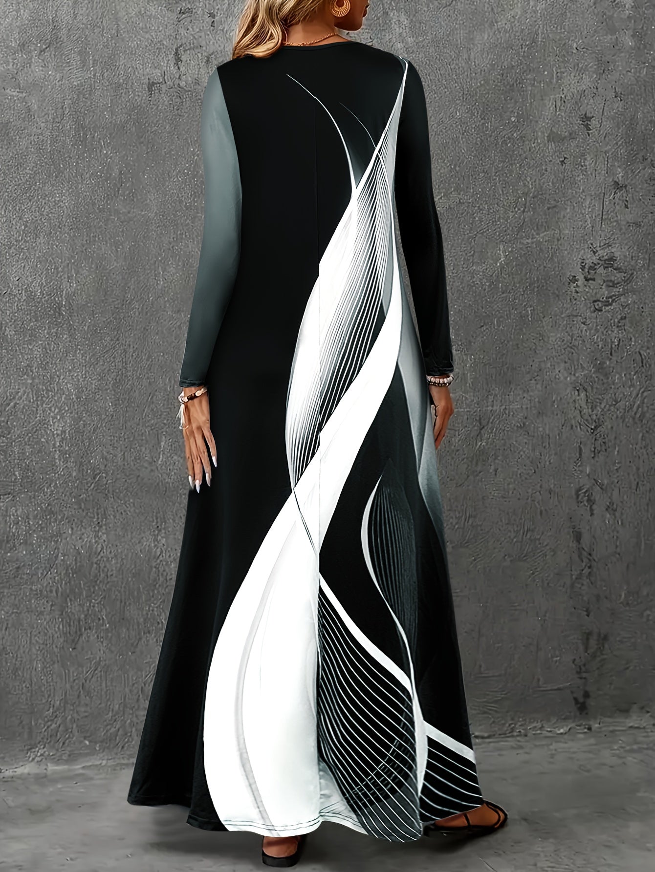 Chic Striped Long Sleeve Shirt Dress AllSeason Comfort