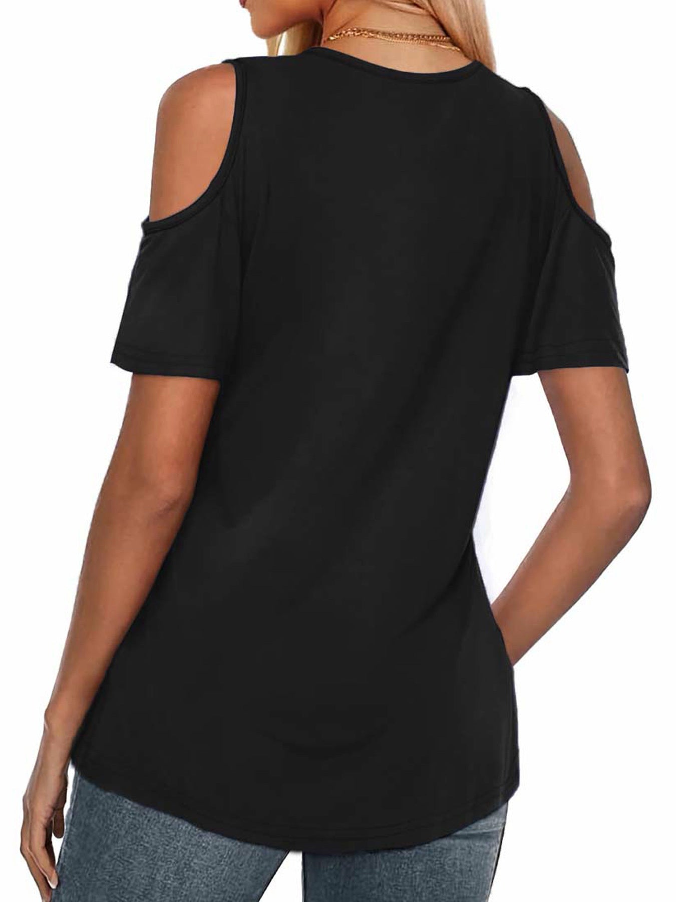 Red Rose Off Shoulder Tee