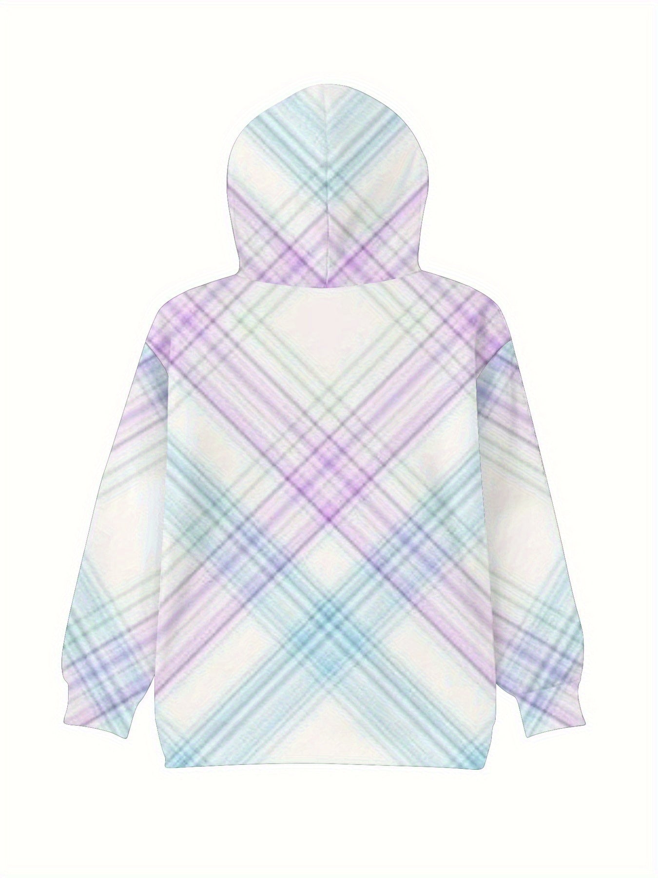 Pastel Gradient Hoodie Stretchy Soft  Versatile Streetwear