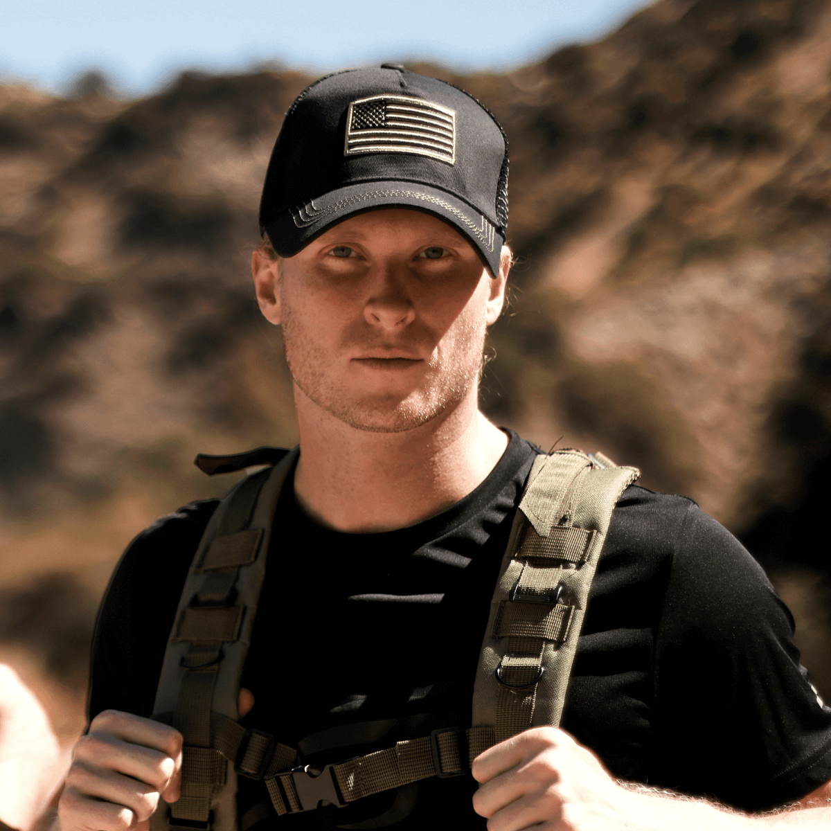 JupiterGear American Flag Trucker Hat with Adjustable Strap | Breathable & Unisex