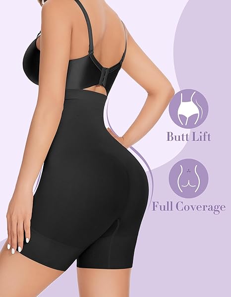 YADIFEN Tummy Control Shapewear Shorts Women Thigh Slimmer High Waisted Shapewear Women Girdles Shorts Shapewear Under Dress