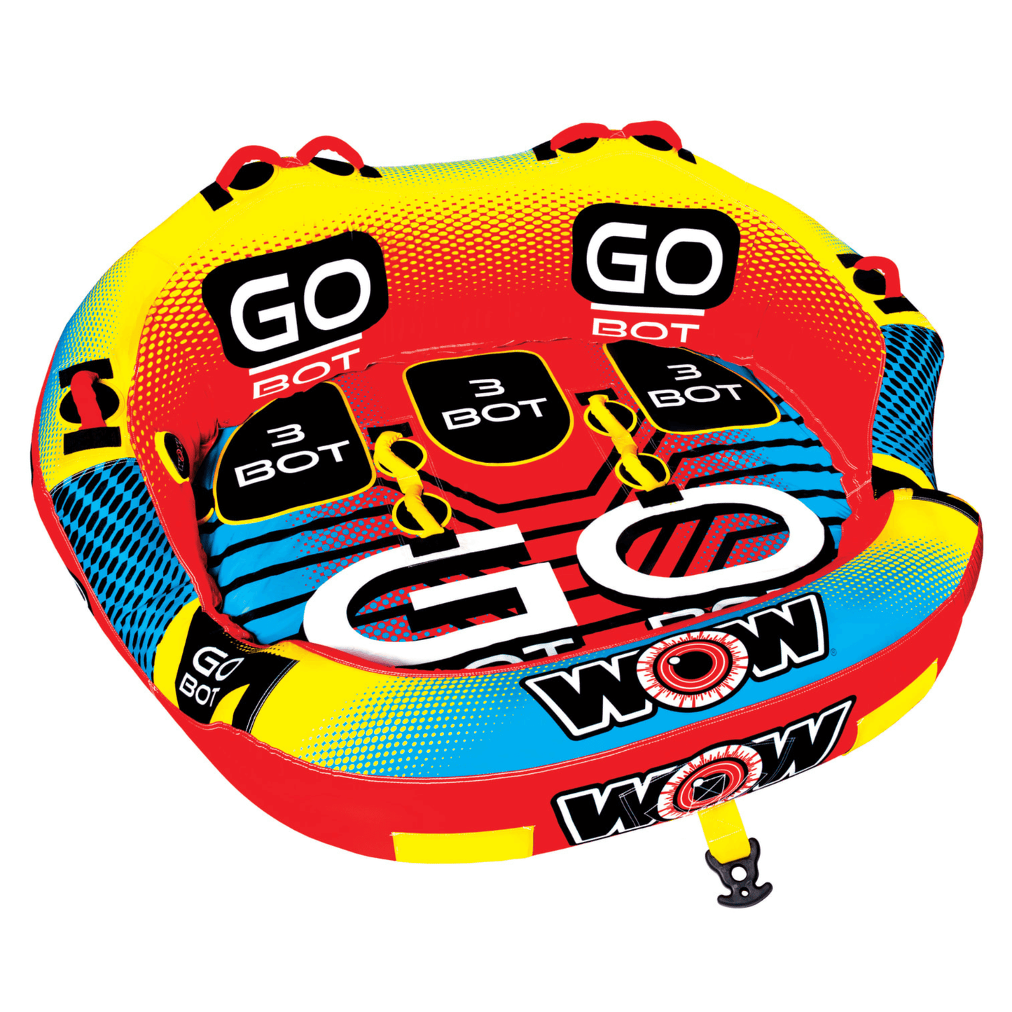 WOW Watersports Go Bot Towable Water Tube for 1 to 3 Riders